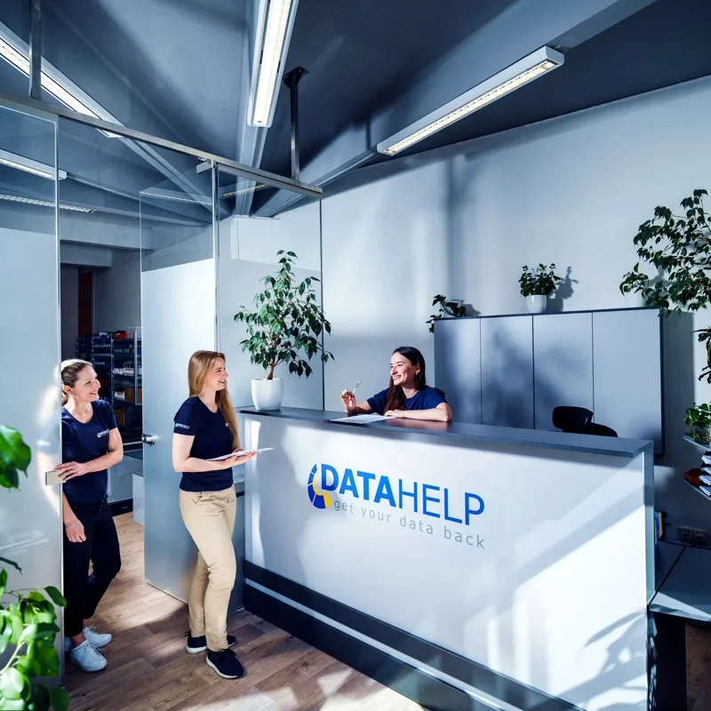 Recepce DataHelp - zázemí RecoveryCentra